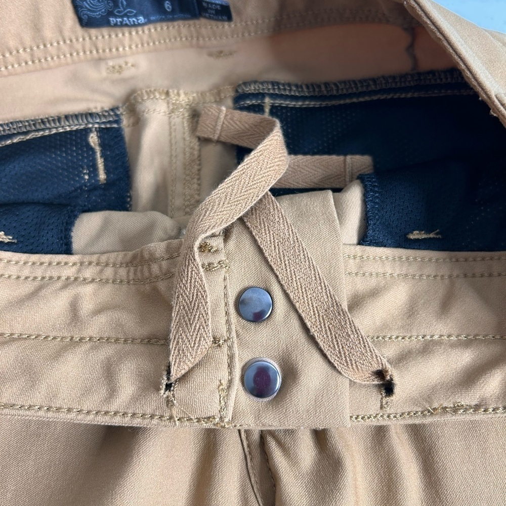 Prana Alana Pant Women’s Sz 6 UPF 50 Convertible Hiking Outdoors Earthy Granola - Picture 6 of 15